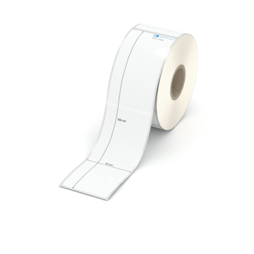 Etikett 40 x 166 mm - Polyester weiß permanent - 200 Etiketten pro Rolle - 25 mm Hülse 