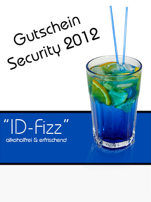 ID-Fizz - unsere Erfrischung am Security Messestand