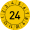 Jahresprüfplakette Einzeljahre 2-stellig - PP-Folie (gelb)
