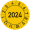 Jahresprüfplakette Einzeljahre 4-stellig - PP-Folie (gelb)