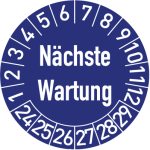 Nächste Wartung - Standard PP-Folie