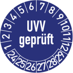 UVV geprüft - Standard PP-Folie