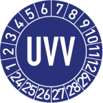 UVV-Unvallverhütungsvorschriften - Standard PP-Folie