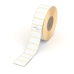 Etikett 30 x 15 mm - Transfer-Papier - weiß - permanent - 40 mm Hülse - 2500 Etiketten je Rolle