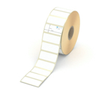 Etikett 38 x 16 mm - Thermo-Papier - weiß - permanent - 25 mm Hülse - 2100 Etiketten je Rolle