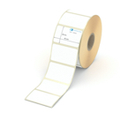 Etikett 45 x 28 mm - Thermo-Papier - weiß - permanent - 25 mm Hülse - 1200 Etiketten je Rolle