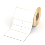 Etikett 104 x 56 mm - Thermo-Papier - weiß - permanent - 40 mm Hülse - 700 Etiketten je Rolle