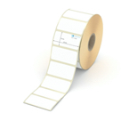 Etikett 45 x 22 mm - Thermo-Papier - weiß - permanent - 25 mm Hülse - 1600 Etiketten je Rolle