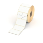 Etikett 50 x 30 mm - Transfer-Papier - weiß - permanent - 25 mm Hülse - 1100 Etiketten je Rolle