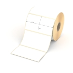 Etikett 90 x 50 mm - Thermo-Papier - weiß - leicht ablösbar - 25 mm Hülse - 700 Etiketten je Rolle
