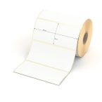 Etikett 106 x 48 mm - Transfer-Papier - weiß - permanent - 25 mm Hülse - 700 Etiketten je Rolle