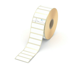Etikett 38 x 12 mm - Thermo-Papier - weiß - permanent - 25 mm Hülse - 2600 Etiketten je Rolle