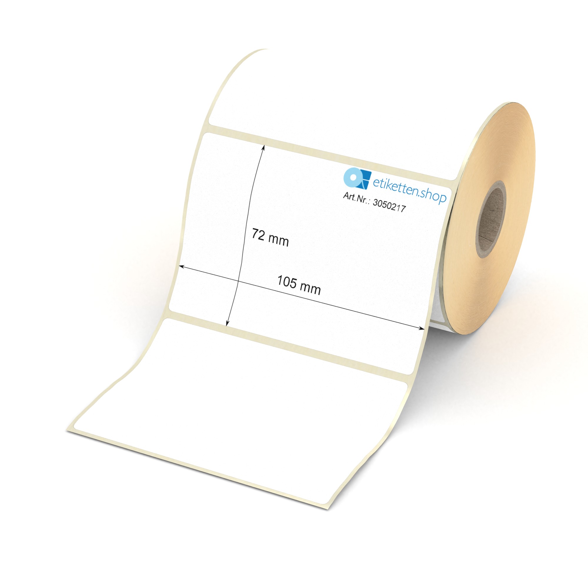 GiMa 32998 Thermo-ECG-Papierrollen – 10 Stück, Rostorange, 110 X 25 M
