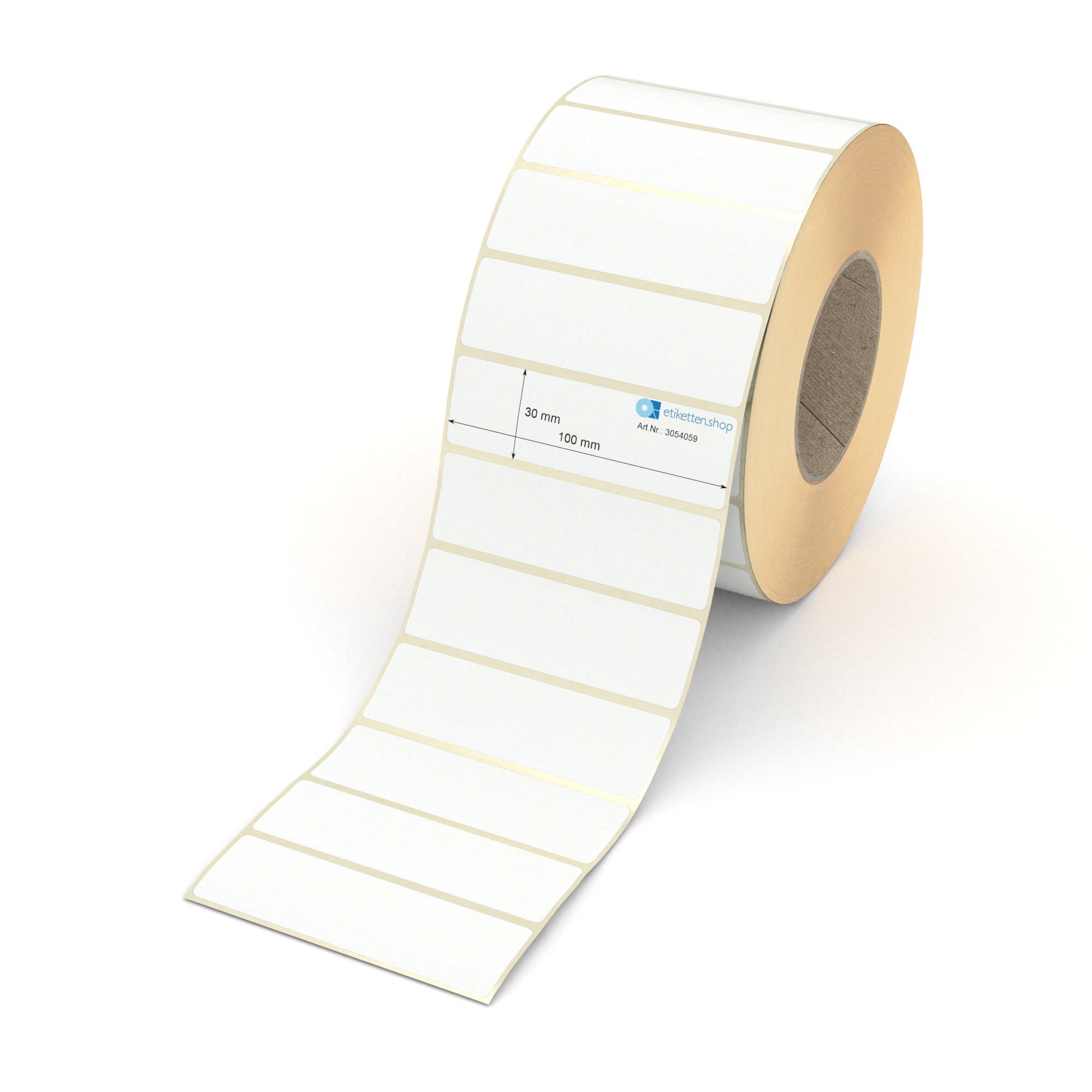 Digitale Etiketten 1 Rolle PE171 Preis-Etiketten (1000 Stück) - Weiß, 32x19 Mm, Für Standard-Preisauszeichner Zeichenpapier Rolle