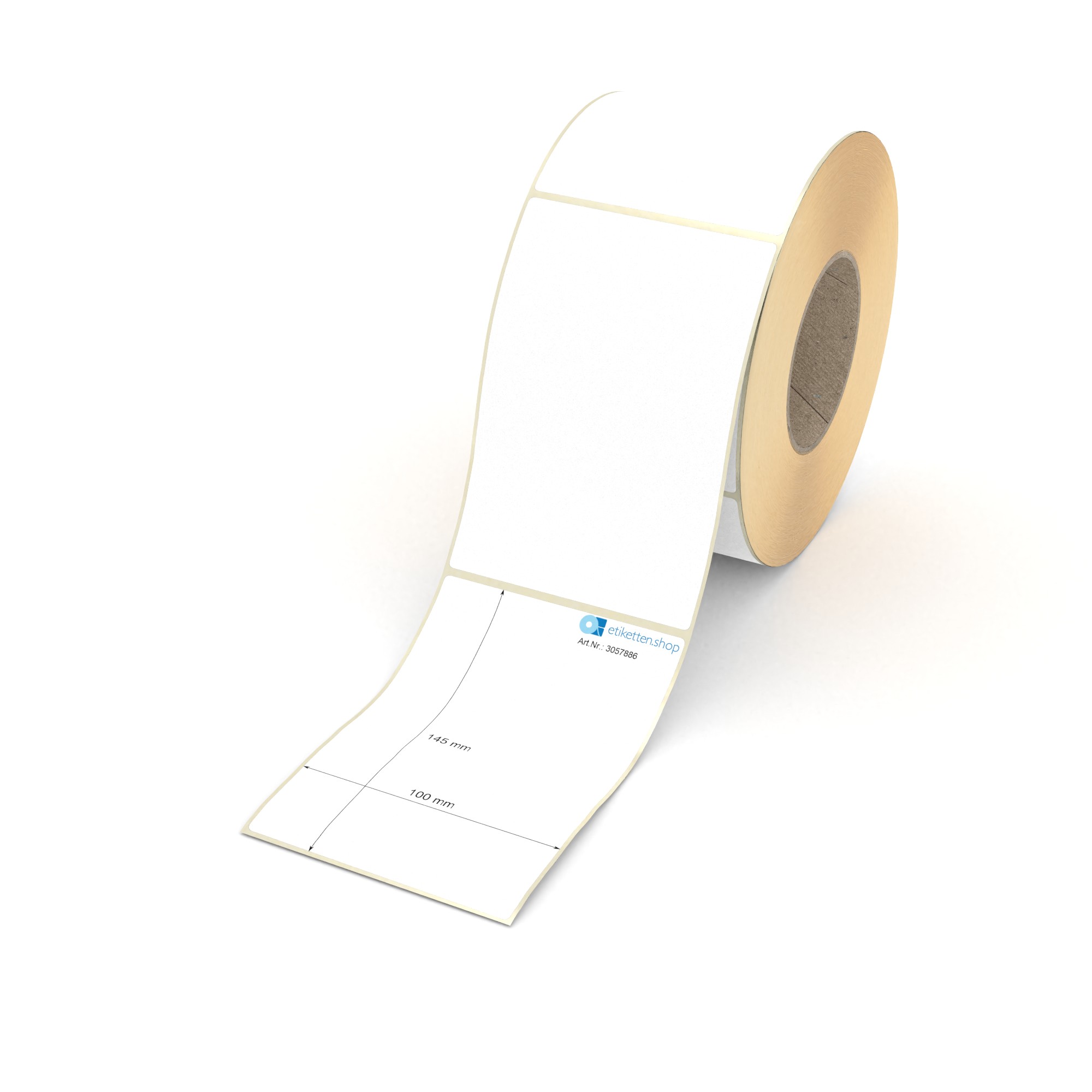 Produktbild von Doppelt Integriertes Etikett – Stil C – 100 X 45 Mm / 64 X 32 Mm – Für Kennzeichnung