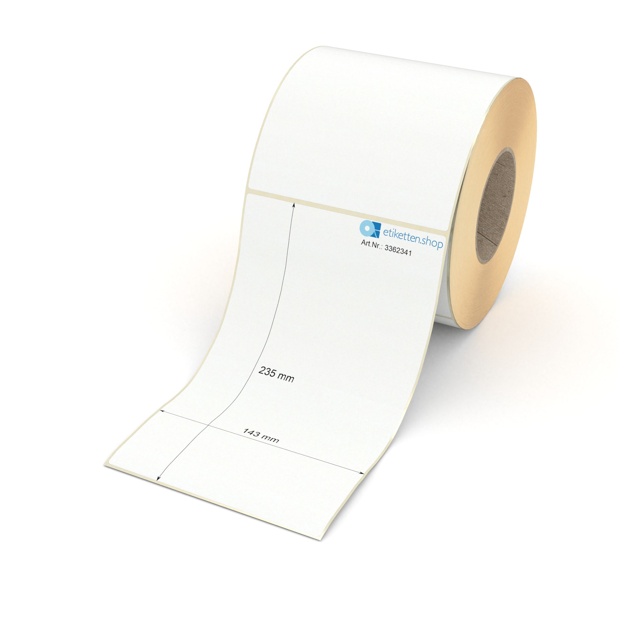Produktbild von CE- / DOT-Aufkleber – 2 Rollen à 500 Etiketten, Rund, 3/4 Zoll, Reguliert