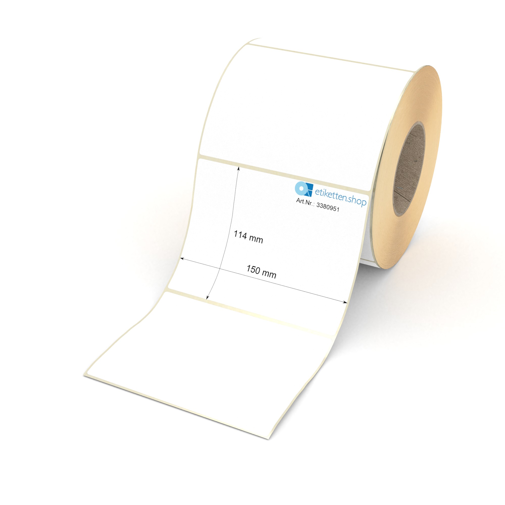 Etiketten Grass Paper Eco (GPE) 102 x 152 mm Kern 76 mm Etiketten Grass Paper Eco (GPE) 102 x 152 mm Kern 76 mm