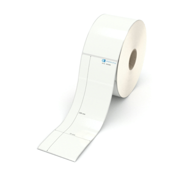 BETCKEY Verwijderbare Folie Etiketten 57mm X 25mm - 6 Rollen 9000 Etiketten - Restvrij Voor Thermische Printers