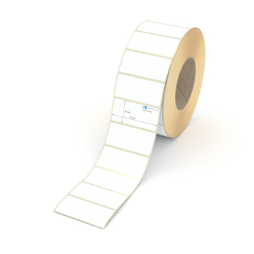 Etikett 70 x 32 mm - Thermopapier weiß leicht ablösbar - 3000 Etiketten pro Rolle - 76 mm Hülse 