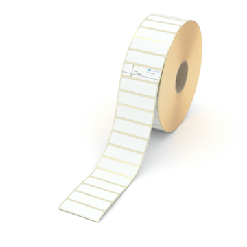 Etikett 50 x 15 mm - Transferpapier weiß permanent - 6500 Etiketten pro Rolle - 40 mm Hülse 