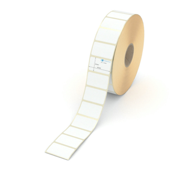 Etikett 40 x 24 mm - Transferpapier weiß leicht ablösbar - 4000 Etiketten pro Rolle - 40 mm Hülse 