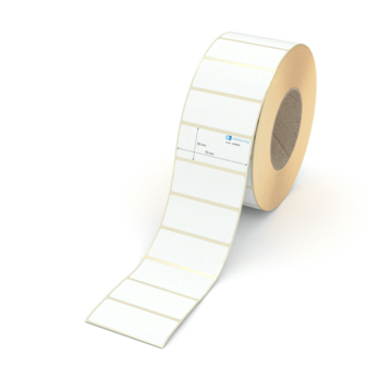 Etikett 70 x 30 mm - Transferpapier weiß leicht ablösbar - 3000 Etiketten pro Rolle - 76 mm Hülse 
