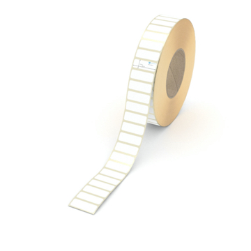 Etikett 36 x 13 mm - Thermopapier weiß leicht ablösbar - 7500 Etiketten pro Rolle - 76 mm Hülse 