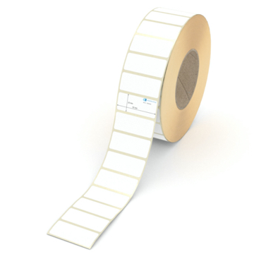 Etikett 52 x 22 mm - Thermo-Papier - weiß - permanent - 76 mm Hülse - 4500 Etiketten je Rolle