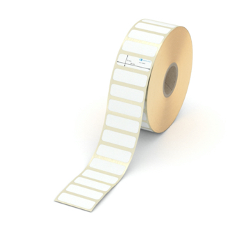 Etikett 30 x 10 mm - Transferpapier weiß leicht ablösbar - 3000 Etiketten pro Rolle - 25 mm Hülse 