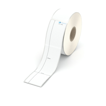 Etikett 34 x 153 mm - Polyester weiß permanent - 250 Etiketten pro Rolle - 25 mm Hülse 