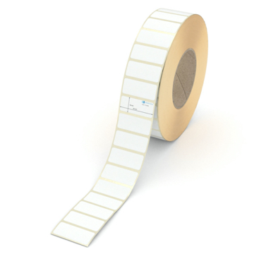 Etikett 44 x 19 mm - Transferpapier weiß leicht ablösbar - 5000 Etiketten pro Rolle - 76 mm Hülse 