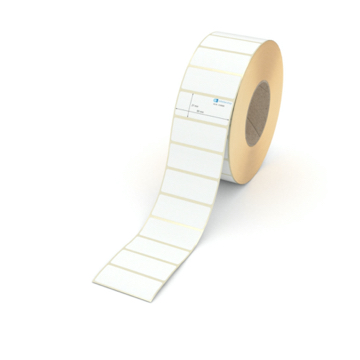 Etikett 65 x 27 mm - Transferpapier weiß leicht ablösbar - 4000 Etiketten pro Rolle - 76 mm Hülse 