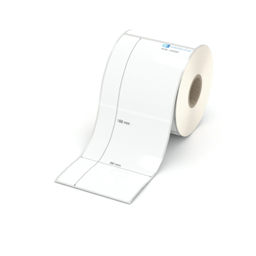 Etikett 69 x 168 mm - Polyester weiß permanent - 200 Etiketten pro Rolle - 25 mm Hülse 