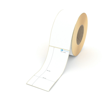 Etikett 83 x 191 mm - Thermopapier weiß leicht ablösbar - 600 Etiketten pro Rolle - 76 mm Hülse 