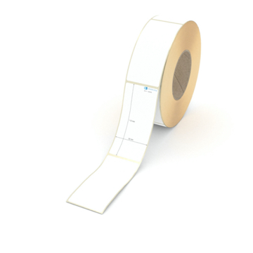 Etikett 52 x 112 mm - Thermo-Papier - weiß - permanent - 76 mm Hülse - 1000 Etiketten je Rolle