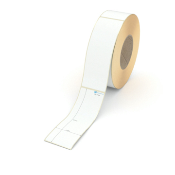 Etikett 56 x 162 mm - Transferpapier weiß leicht ablösbar - 700 Etiketten pro Rolle - 76 mm Hülse 