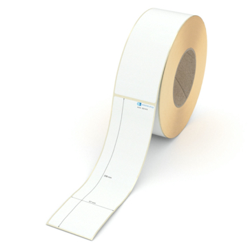 Etikett 57 x 209 mm - Transferpapier weiß leicht ablösbar - 500 Etiketten pro Rolle - 76 mm Hülse 