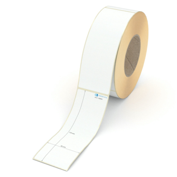 Etikett 60 x 170 mm - Transferpapier weiß leicht ablösbar - 600 Etiketten pro Rolle - 76 mm Hülse 