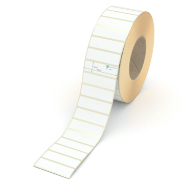 Etikett 60 x 18 mm - Transferpapier weiß permanent - 5500 Etiketten pro Rolle - 76 mm Hülse 