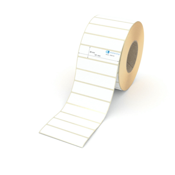 Etikett 101 x 26 mm - Thermopapier weiß permanent - 4000 Etiketten pro Rolle - 76 mm Hülse 