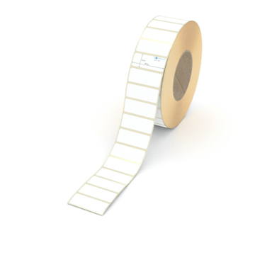 Etikett 50 x 20 mm - Thermopapier weiß permanent - 5000 Etiketten pro Rolle - 76 mm Hülse 