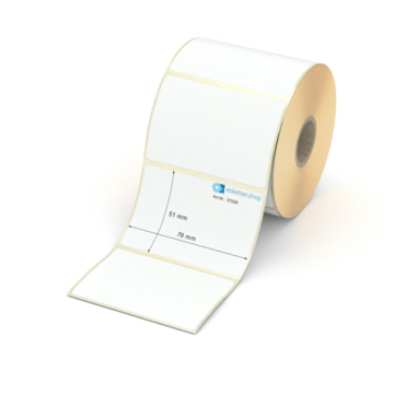 1000 Blaue Etiketten 76x25mm - Selbstklebend & Wasserfest Für Büro & Haushalt