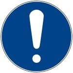 M01 - Allgemeines Gebotszeichen - selbstklebend 