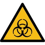 W009 - Warnung vor Biogefährdung - selbstklebend 