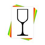 Versandaufkleber - Zerbrechlich - V001 