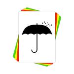 Versandaufkleber - Vor Nässe schützen - V002 