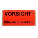 Versandaufkleber - Vorsicht - bitte nicht knicken - V029 