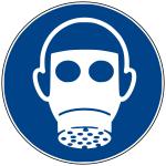 M17 - Atemschutz benutzen - selbstklebend 