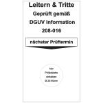 Grundplakette - Leitern und Tritte geprüft gemäß DGUV 