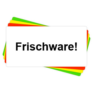 Versandaufkleber - Frischware - V035 51x25 mm - weiß